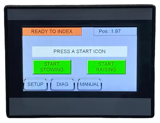 Lifting Application - Long Stroke Actuator with Control, HMI and Special Features