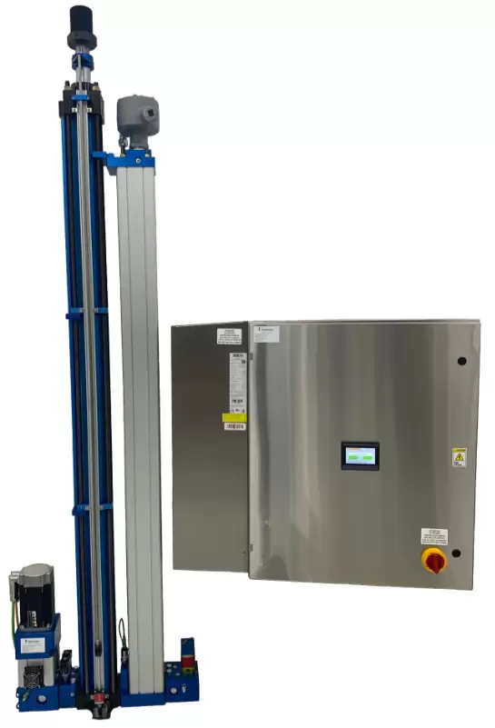 Lifting Application - Long Stroke Actuator with Control, HMI and Special Features