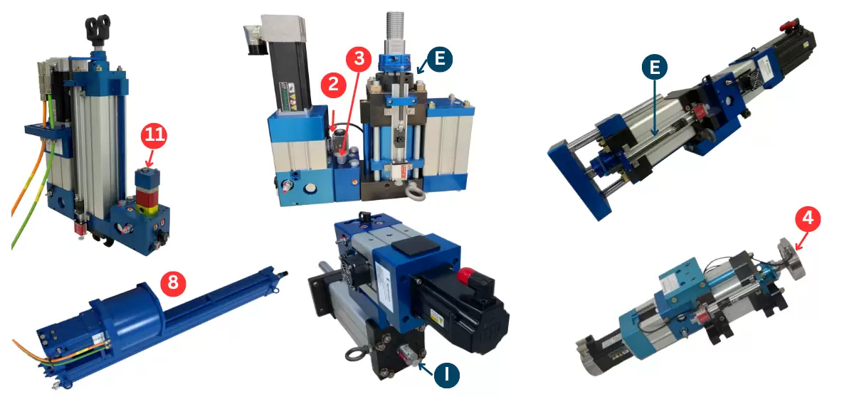 S Series Actuator Only Design Optional Features