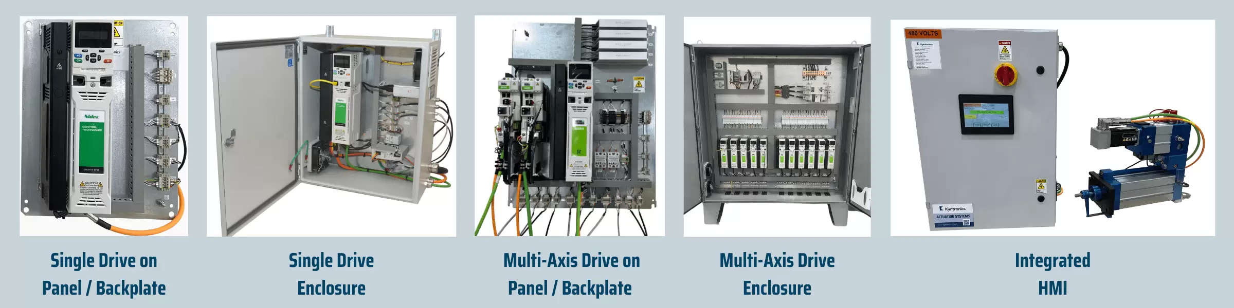 control panel and HMI options