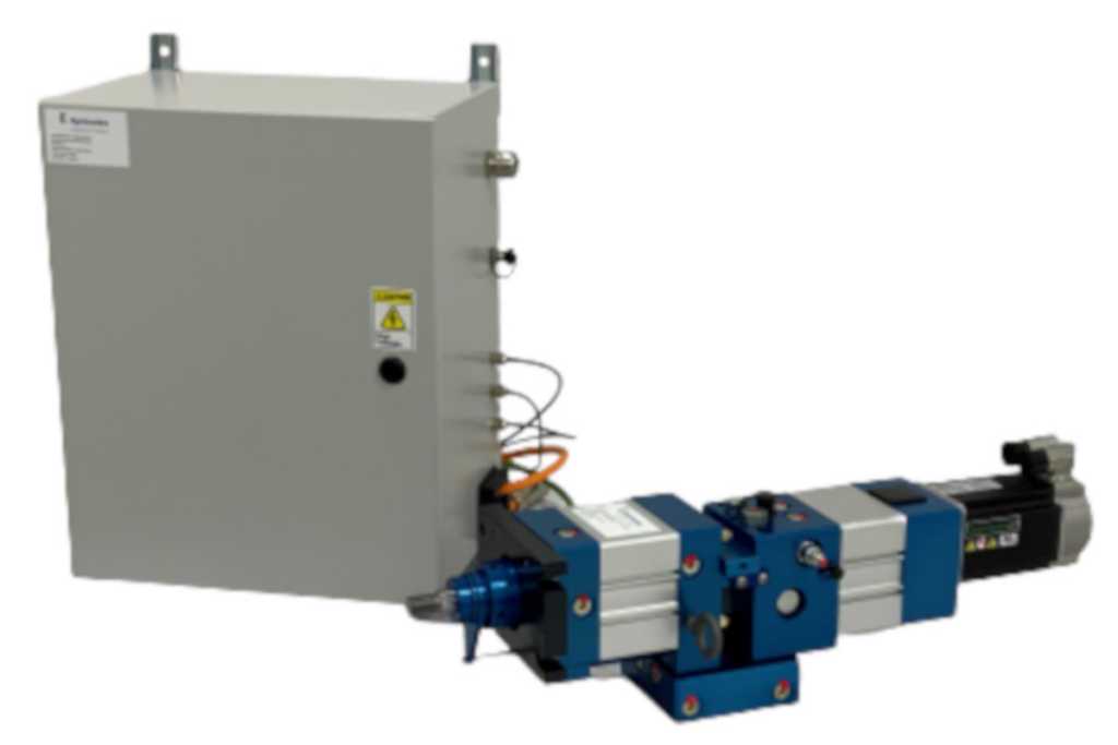 Kyntronics Hybrid Electro-Hydraulic Actuator (SHA) with Control Panel
