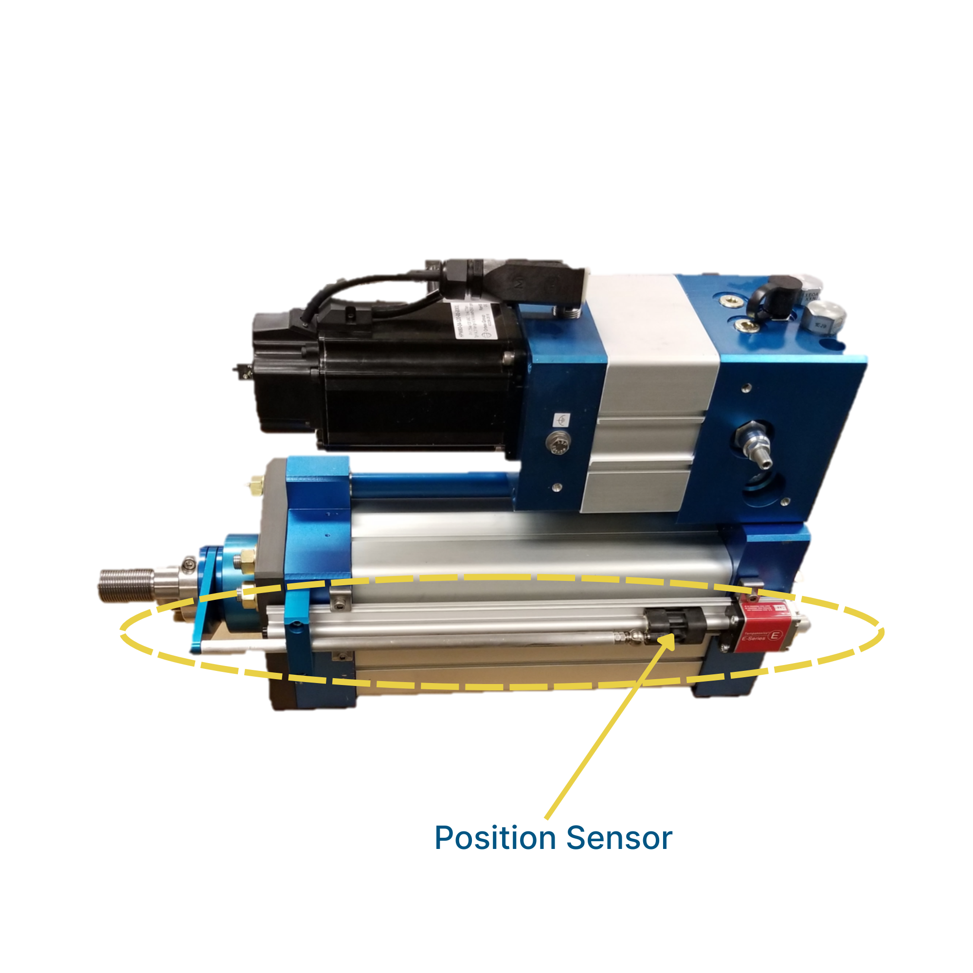 actuator with position sensor