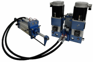 dual servo power unit with cylinder