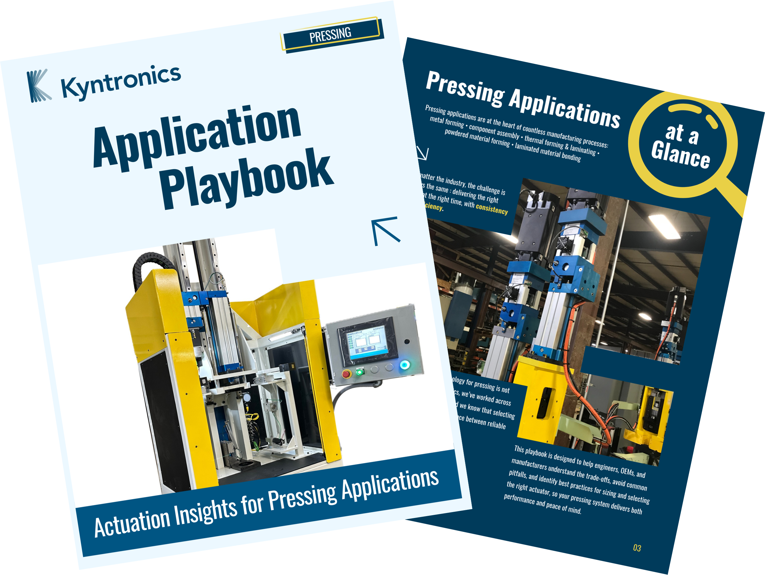 Kyntronics Releases Press Application Playbook to Support Actuator Selection in Pressing Applications