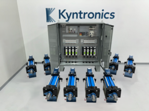 8 hybrid actuators with controls cabinet